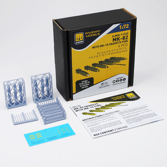 MK-82 with MK-15 Snakeye fin (6 pcs)