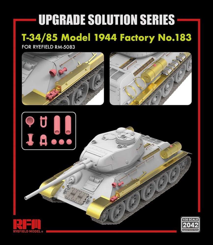 Upgrade set for 5083 T-34/85 Model 1944