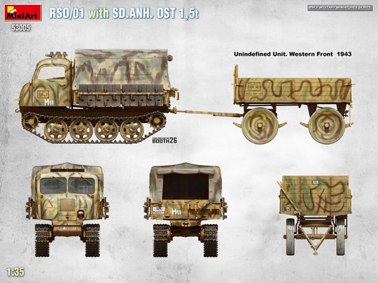 RSO/01 with Trailer Sd.Anh. Ost 1,5 t