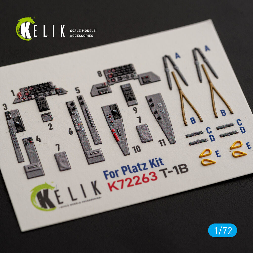 T-1B -  interior 3D decals for Platz