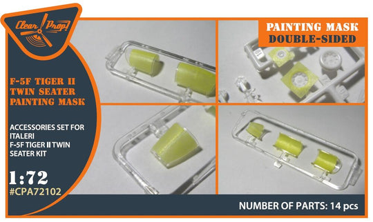 F-5F Tiger II painting mask for Italeri kits