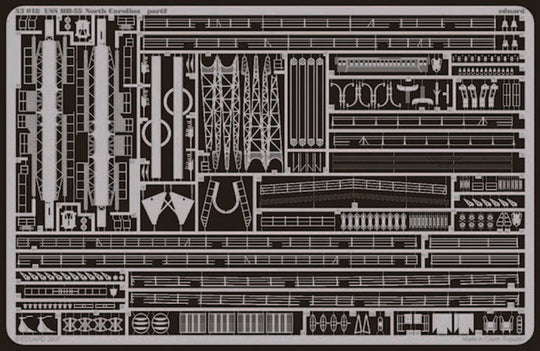 USS BB-55 North Carolina  1/350 für Trumpeter-Bausatz