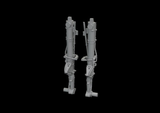 P-47D undercarriage legs PRINT for Miniart