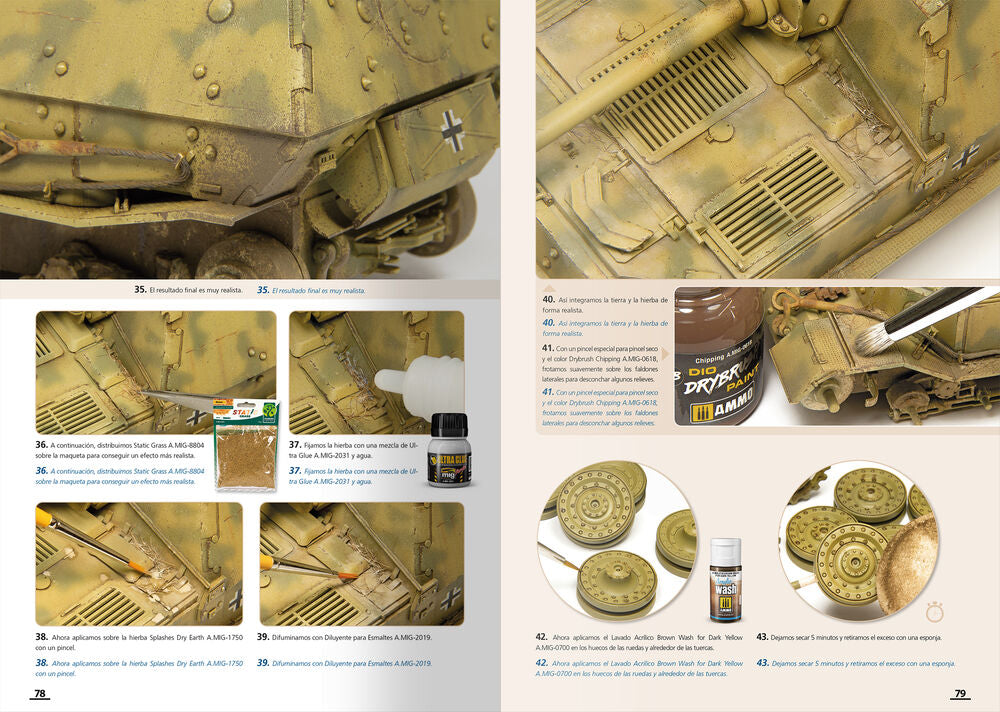 How to Paint Mid WWII German Tanks (FEB 1943 - SEP 1944) (English, Spanish)