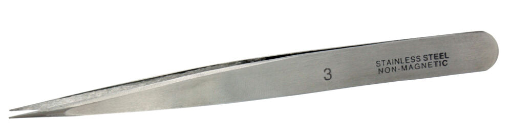 Straight fine twezers (120 mm)