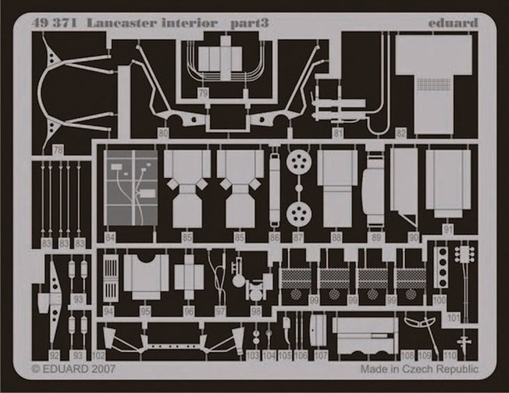 Lancaster interior für Tamiya Bausatz