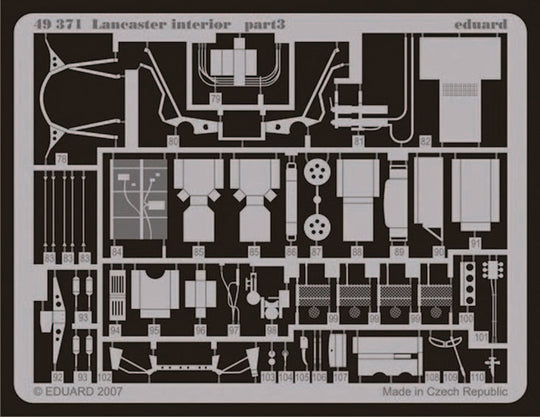 Lancaster interior für Tamiya Bausatz