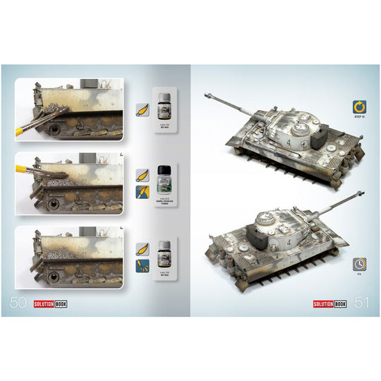 SOLUTION BOOK 17 - How to Paint WWII German Winter Vehicles - (Multilingual)
