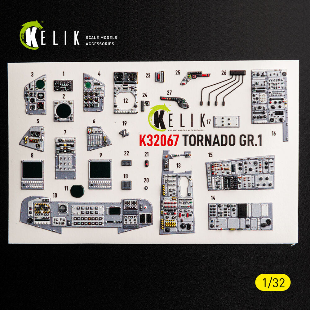 TORNADO GR.1 - interior 3D decals for Revell