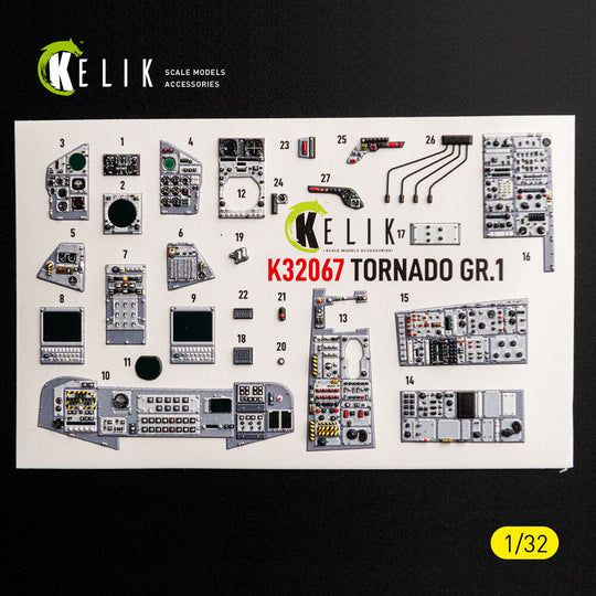TORNADO GR.1 - interior 3D decals for Revell