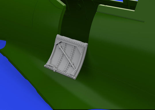 Spitfire Mk.VIII/IX cockpit door f.Eduar