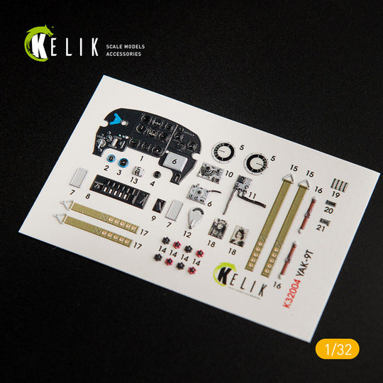 Yak-9T interior 3D decals for ICM kit