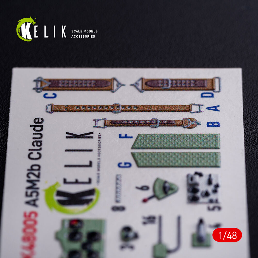 A5M2B Claude interior 3D decals for WingsyKits kit