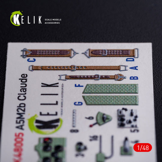 A5M2B Claude interior 3D decals for WingsyKits kit