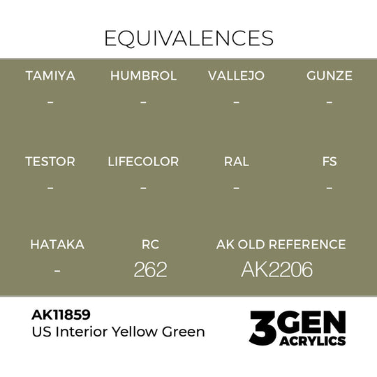 US Interior Yellow Green