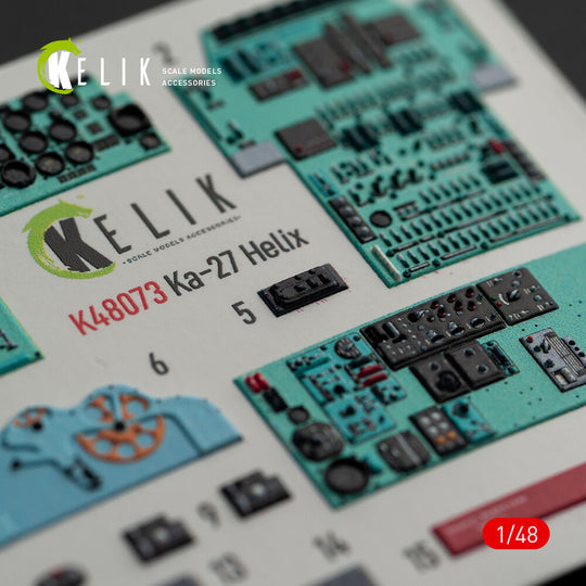 Ka-27 Helix interior 3D decals for HobbyBoss kit