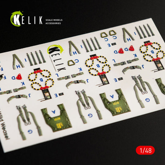F-4G interior 3D decals for Meng kit