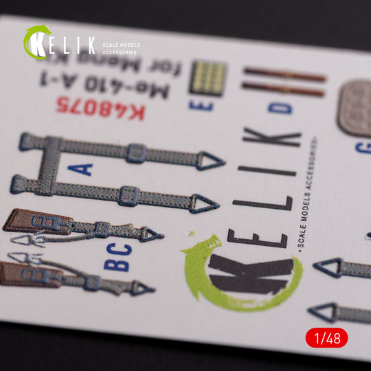 Messerschmitt Me-410 A1 interior 3D decals for Meng Model kit
