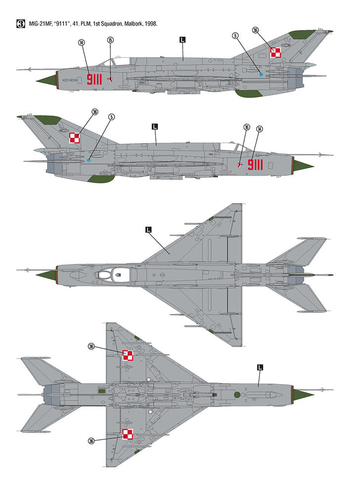 MiG-21MF Polish Air Force