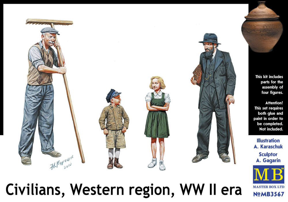 Civilians, Western region, WWII era