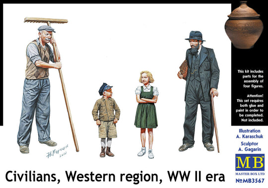 Civilians, Western region, WWII era