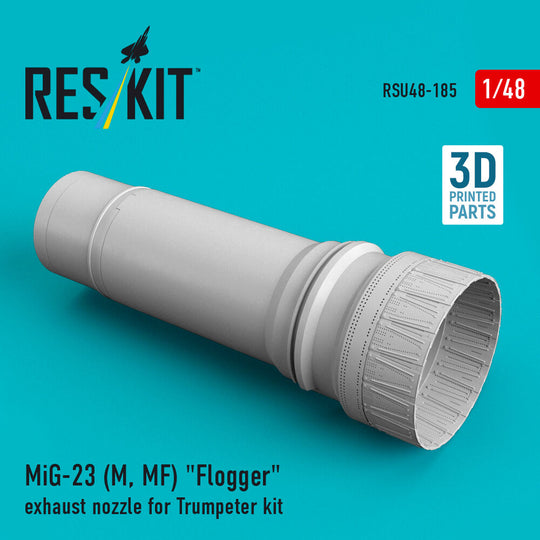 MiG-23 (M, MF) Flogger exhaust nozzle for Trumpeter kit (3D Printed)