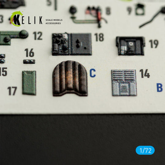 Spitfire Mk.II - interior 3D decals for IBG