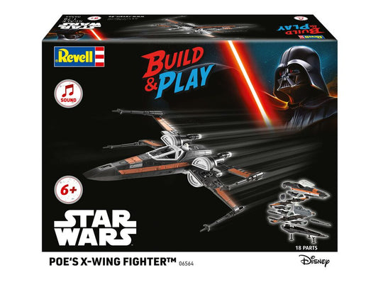 Poe's X-Wing Fighter (w/Sound): Build & Play