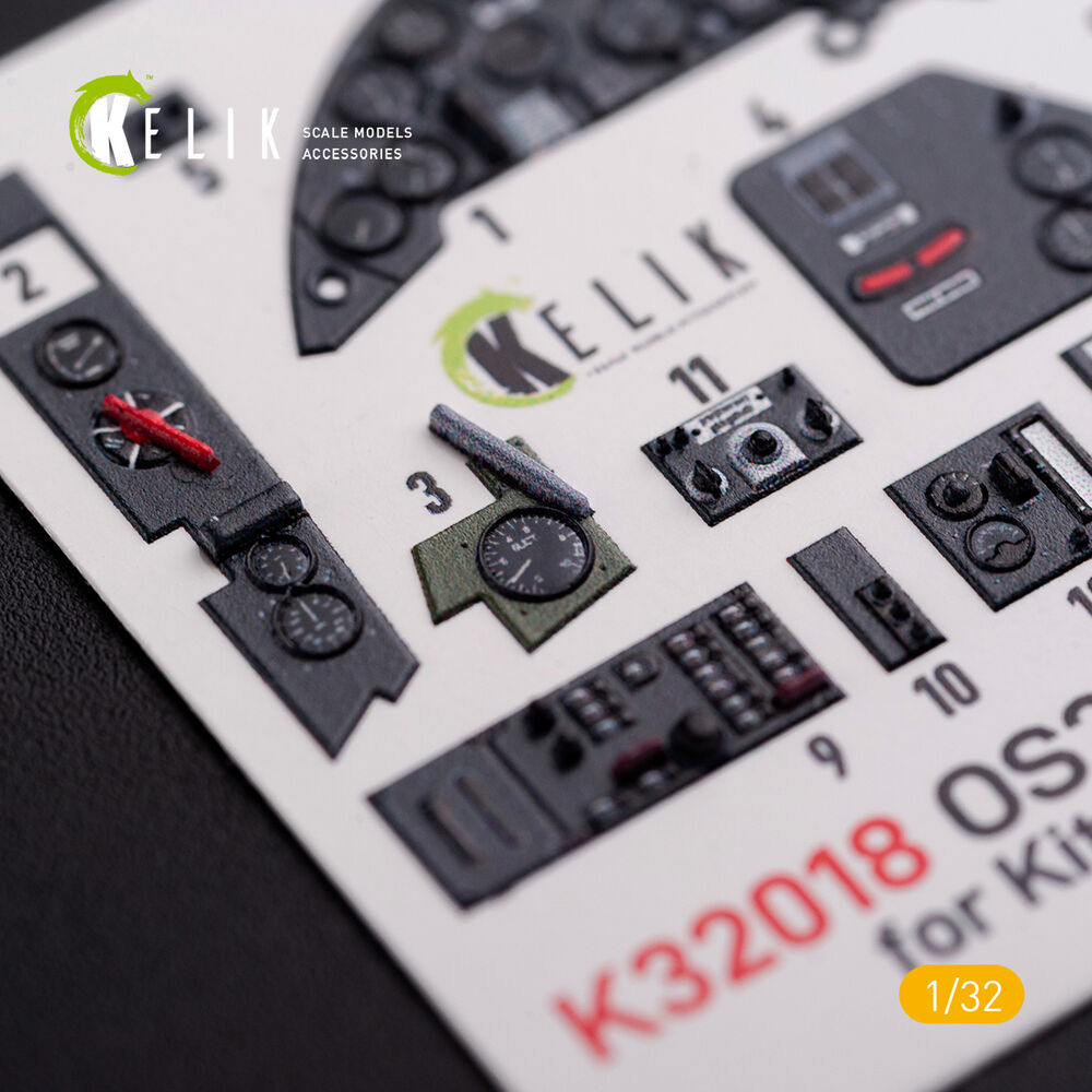 OS2U Kingfisher - Interior 3D Decal for Kitty Hawk/Zimi models kit