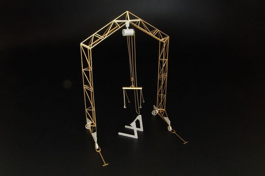 German airfield portal crane