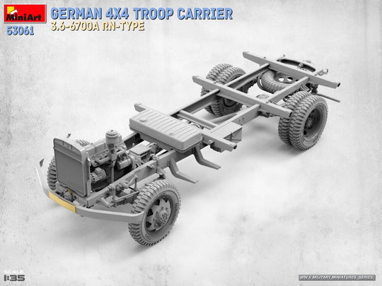 German 4x4 Troop Carrier 3.6-6700A Rn-Type