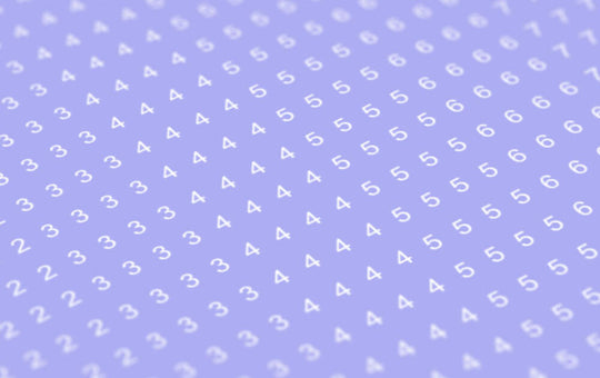 Decal Numbers - 1.5mm, white, type 1