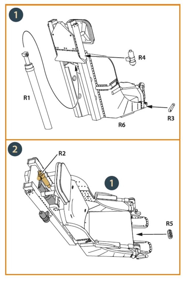 F-86A Ejection seat early for CP kits