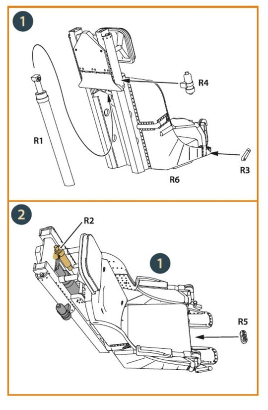 F-86A Ejection seat early for CP kits