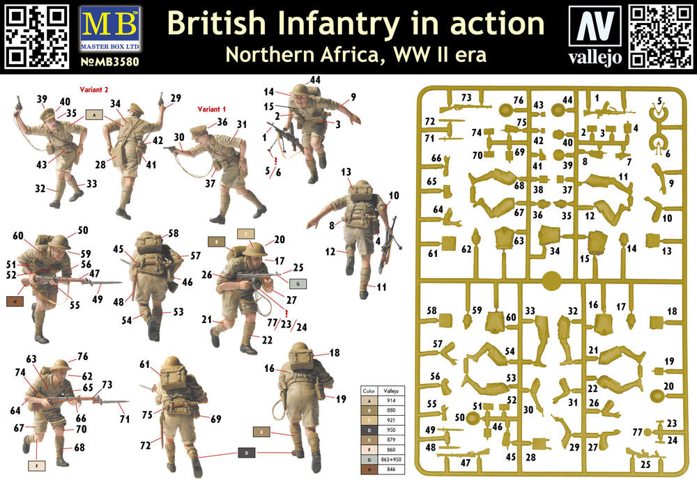 British Infantry North Africa Desert