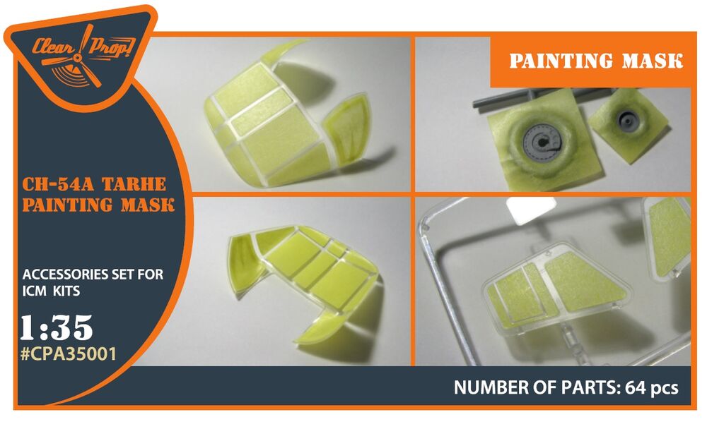 CH-54 painting mask for ICM kit 53054