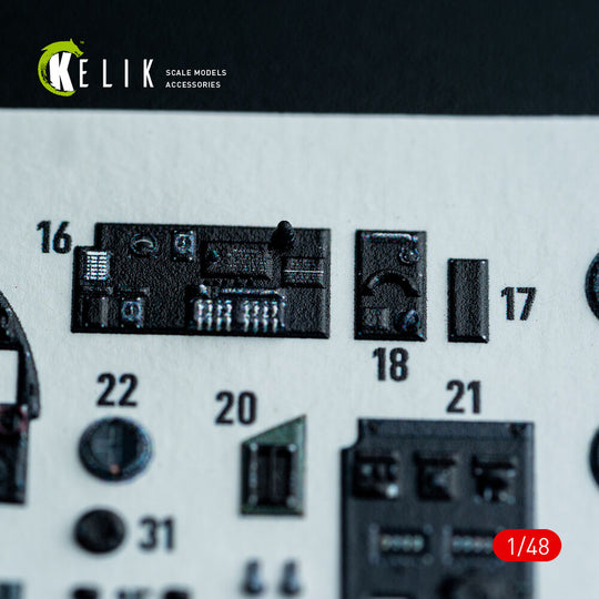 Hampden B.Mk.1 - interior 3D decals for ICM kit