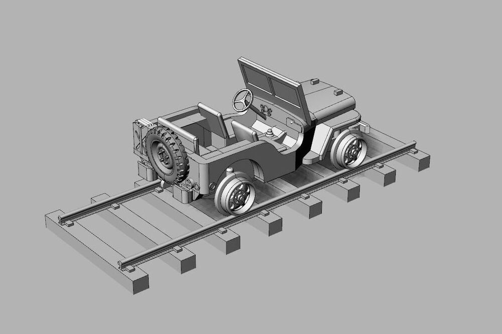 Railway Jeep (2pcs)