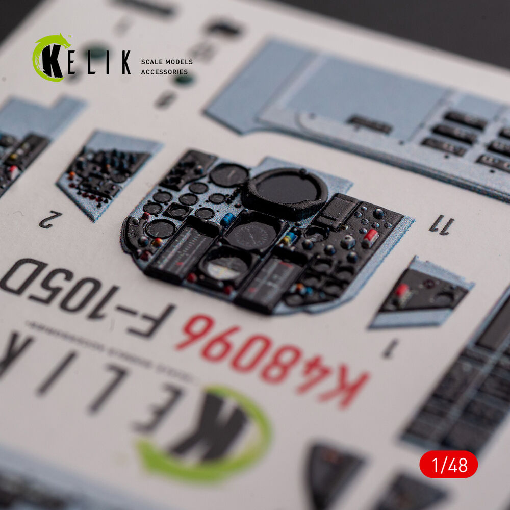 F-105D Thunderchief - interior 3D decals for HobbyBoss kit