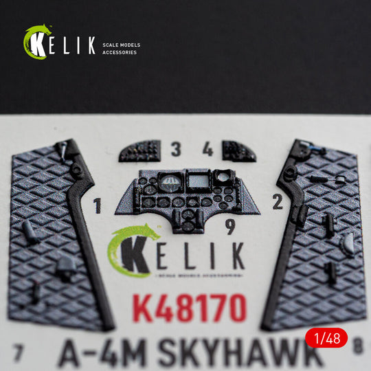 A-4M SKYHAWK - interior 3D decals for Hasegawa
