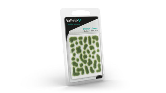 Vallejo Scenery: Wild Tuft  Green (4 mm) M