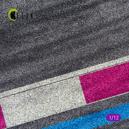 Asphalt road Moto race track type 3 Base - Acrylic 3 mm (180 x 357 mm)