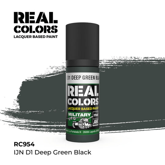 Real Colors: IJN D1 Deep Green Black 17 ml.