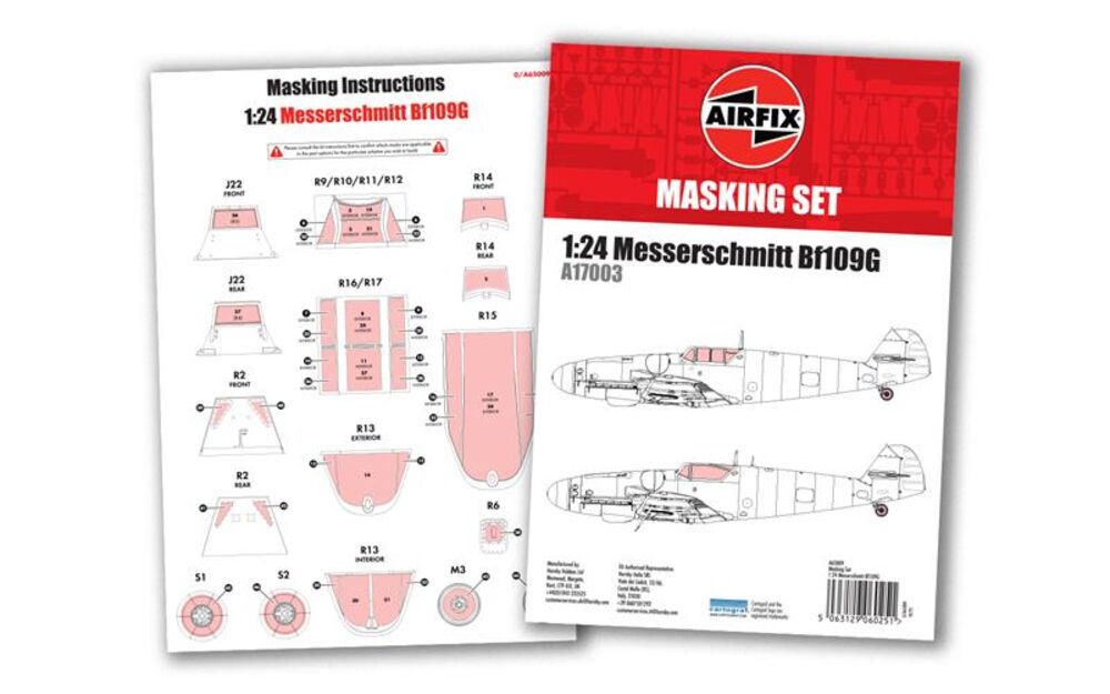 Masking Set Messerschmitt Bf109G-5/G-6