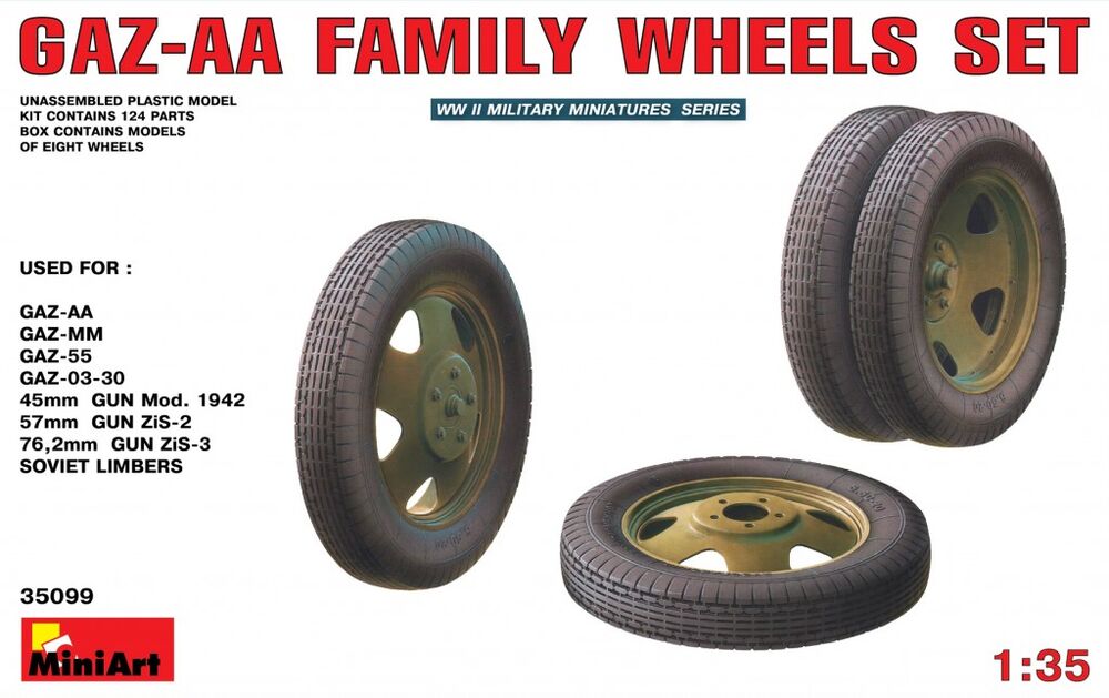 GAZ -AA Family Wheels set