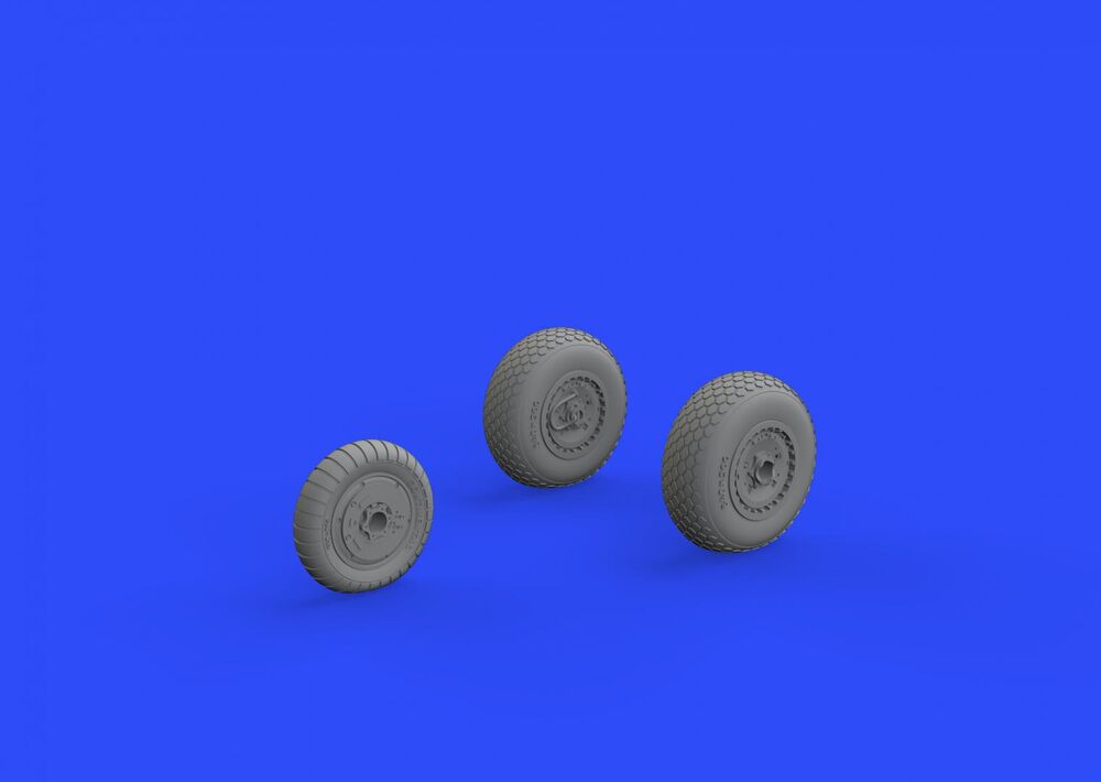 Me 262 wheels for Airfix