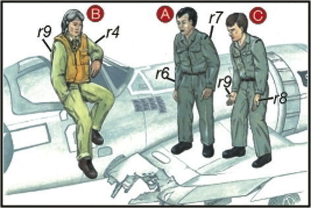 US Navy Mechaniker und Pilot