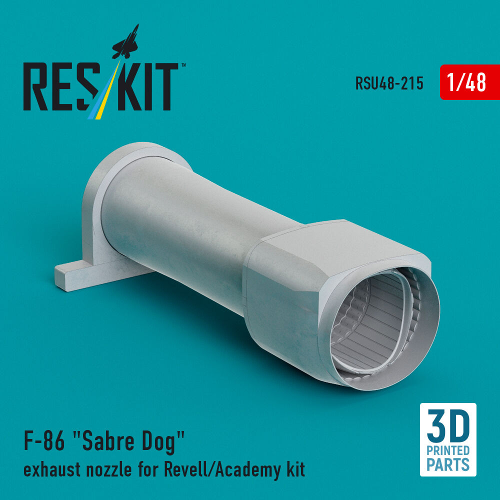 F-86 Sabre Dog exhaust nozzle for Revell/Academy kit (3D Printed)