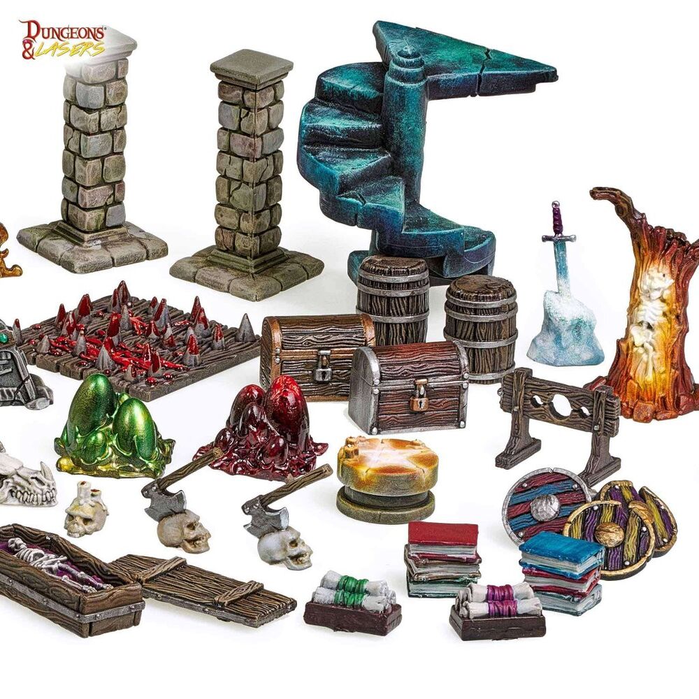 Dungeons & Lasers Expansion Set: FANTASY CUSTOMIZATION BITS