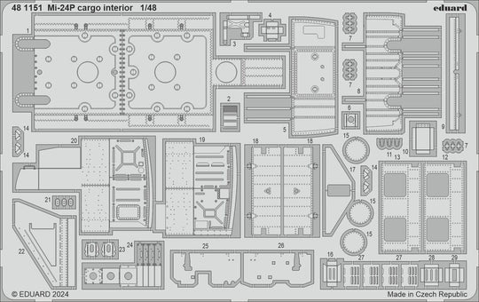 Mi-24P cargo interior